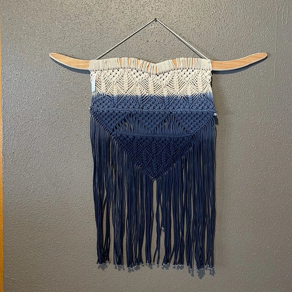 Urban Outfitters Home Rosa Ombre Macramé Wall Hanging